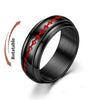 Stainless Steel Spinning Anxiety Ring