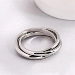 Stainless Steel Spinning Anxiety Ring