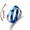 Stainless Steel Spinning Anxiety Ring