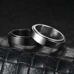 Stainless Steel Spinning Anxiety Ring