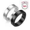 Stainless Steel Spinning Anxiety Ring