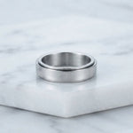 Stainless Steel Spinning Anxiety Ring