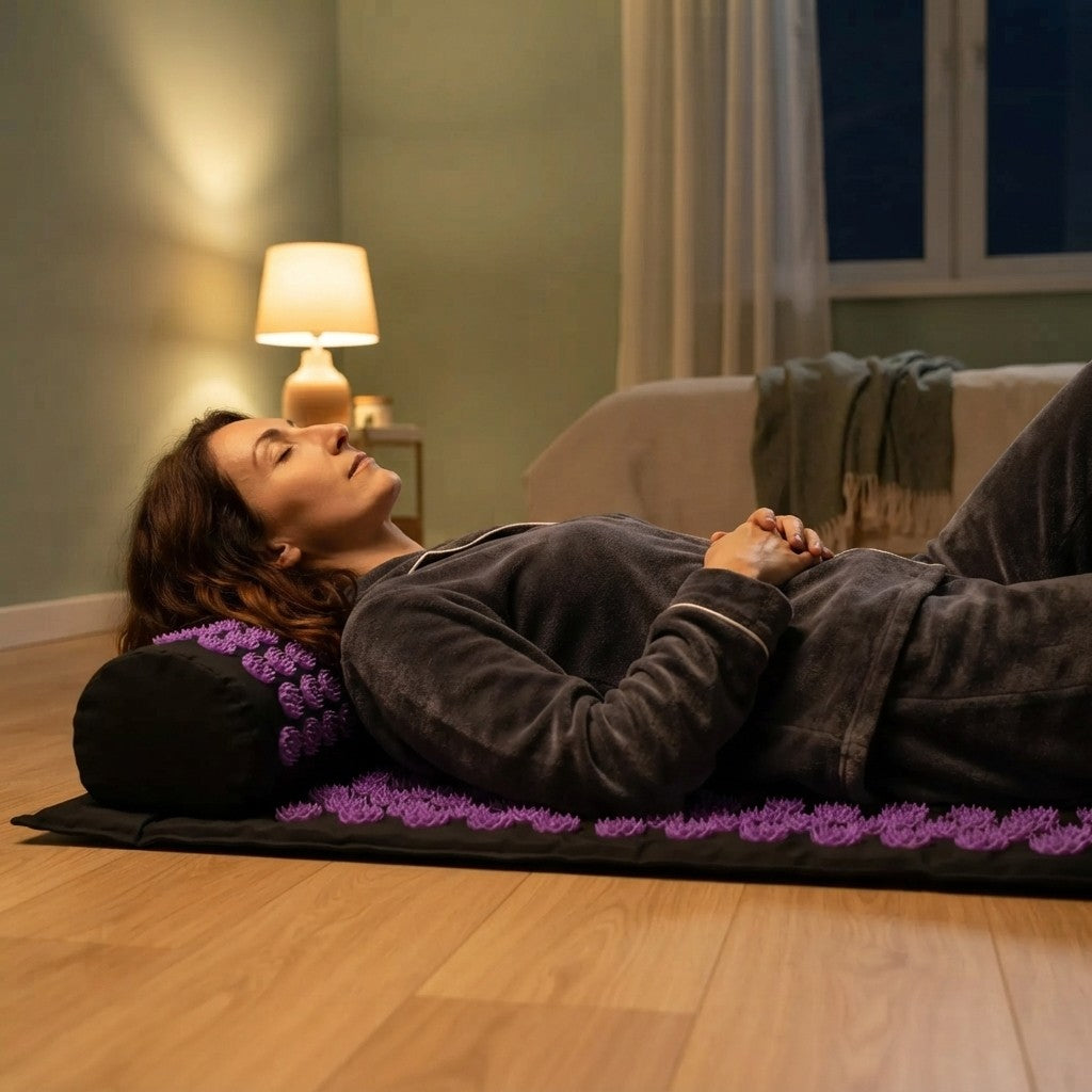 Acupressure Mat And Pillow Set