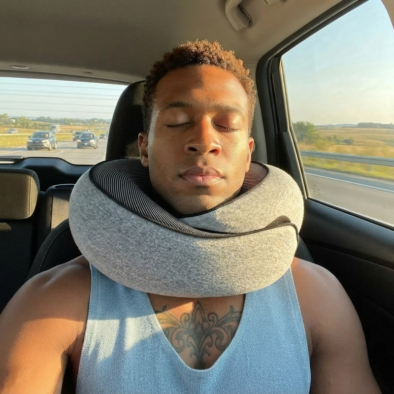 U-Shaped Memory Foam Travel Pillow