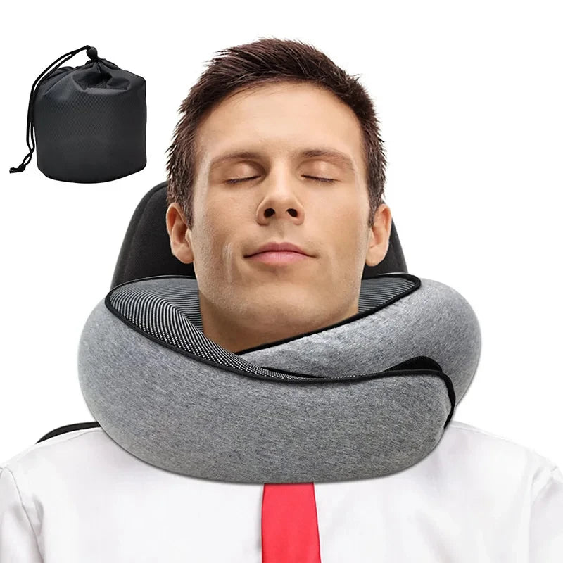 U-Shaped Memory Foam Travel Pillow